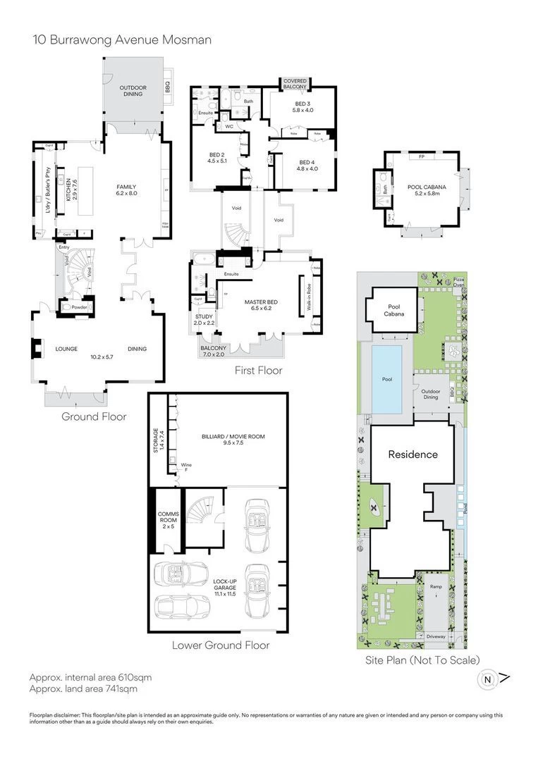 10 Burrawong Avenue, Mosman, NSW 2088 Floor Plan