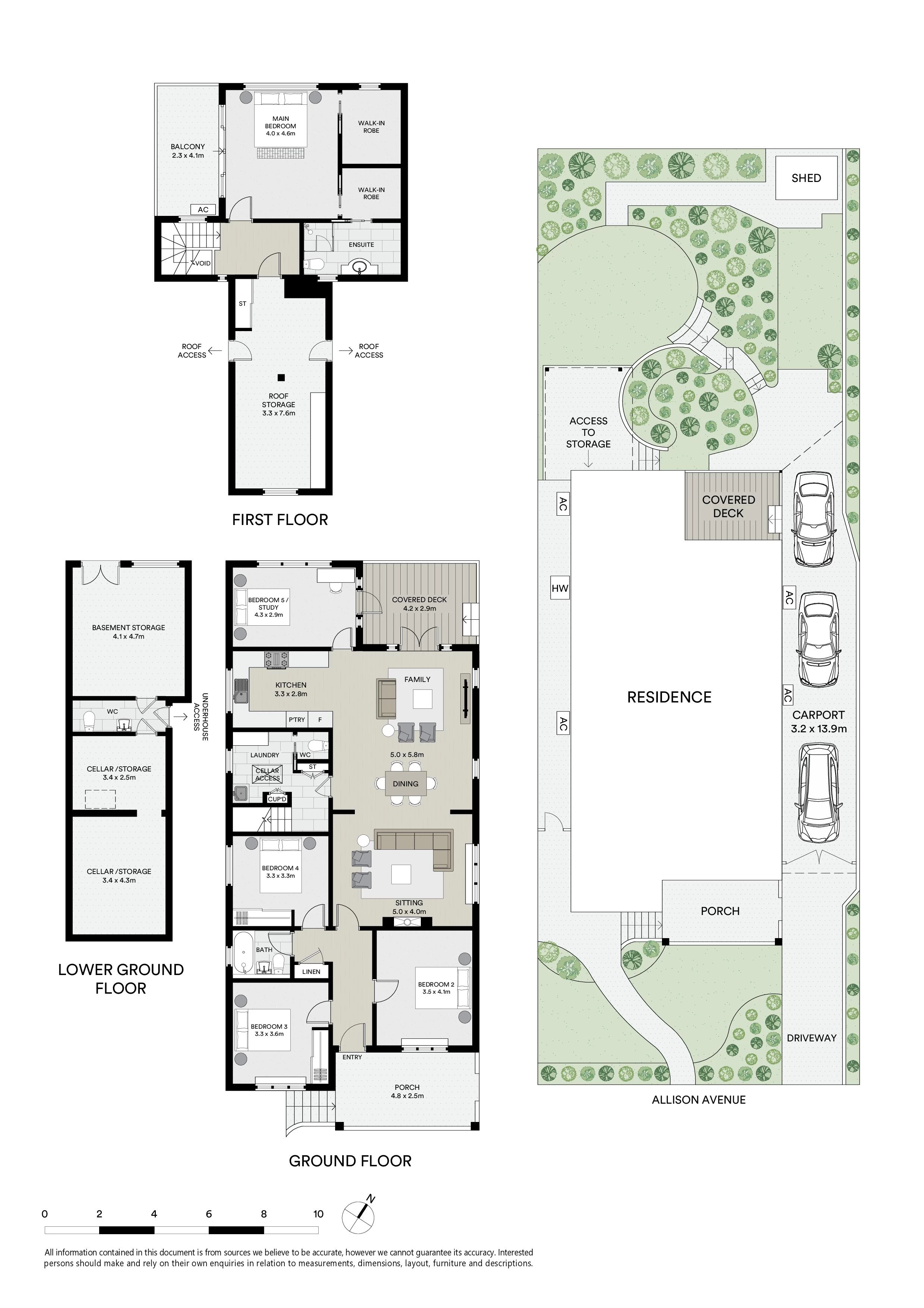 13 Allison Avenue, Lane Cove, NSW 2066 Floor Plan