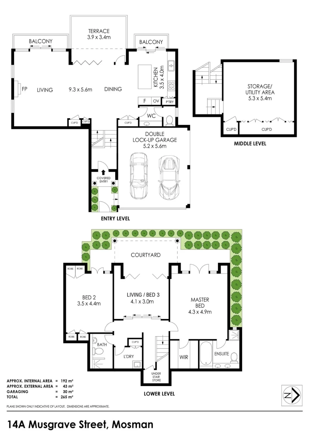 14A Musgrave Street, Mosman, NSW 2088 Floor Plan