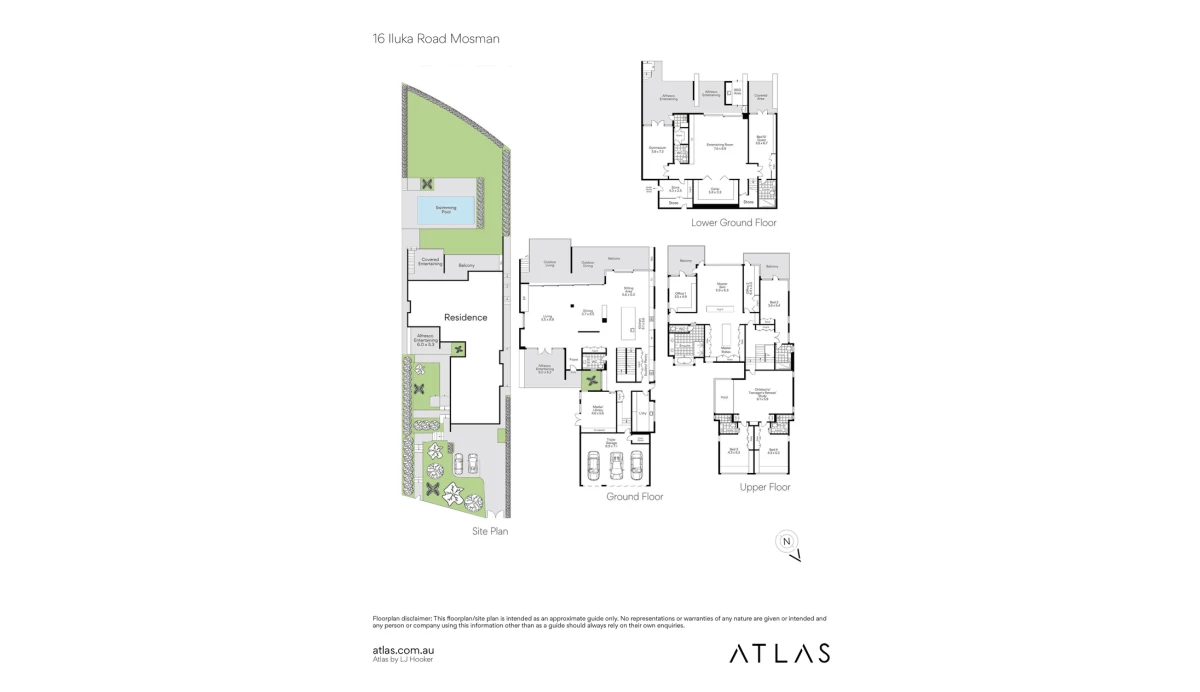 16 Iluka Road, Mosman, NSW 2088 Floor Plan