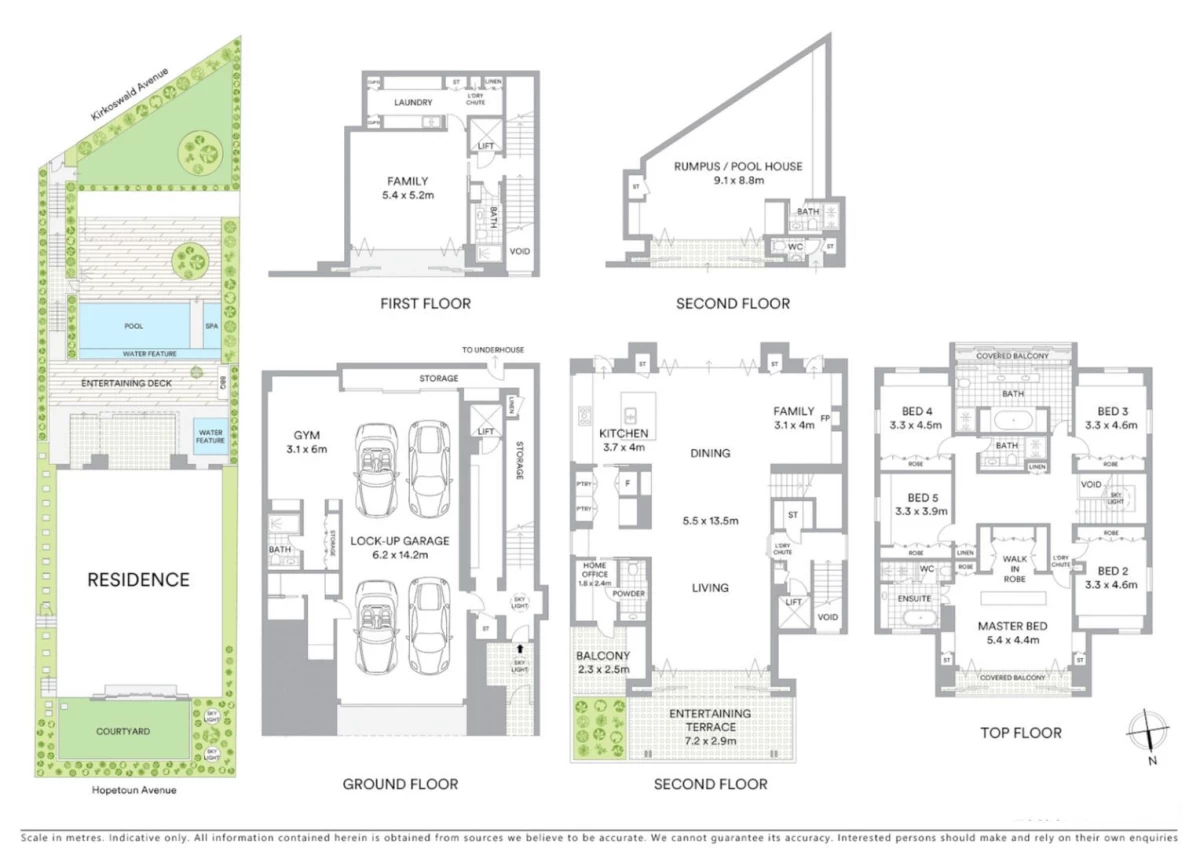 1b Hopetoun Avenue, Mosman, NSW 2088 Floor Plan