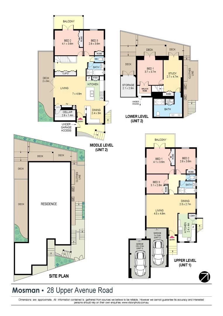 28 Upper Avenue Road, Mosman, NSW 2088 Floor Plan