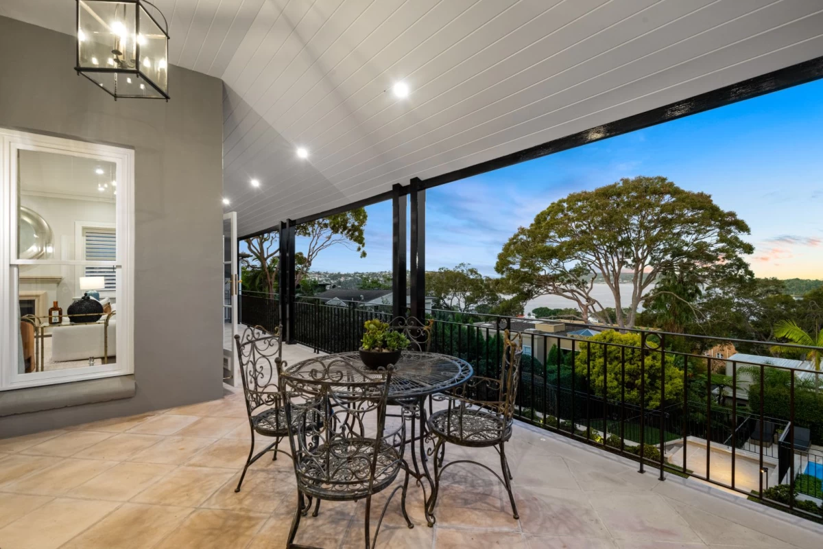 Balcony with splendid views, suitable for dining or relaxing outdoors - 3 Little Street, Mosman, NSW 2088