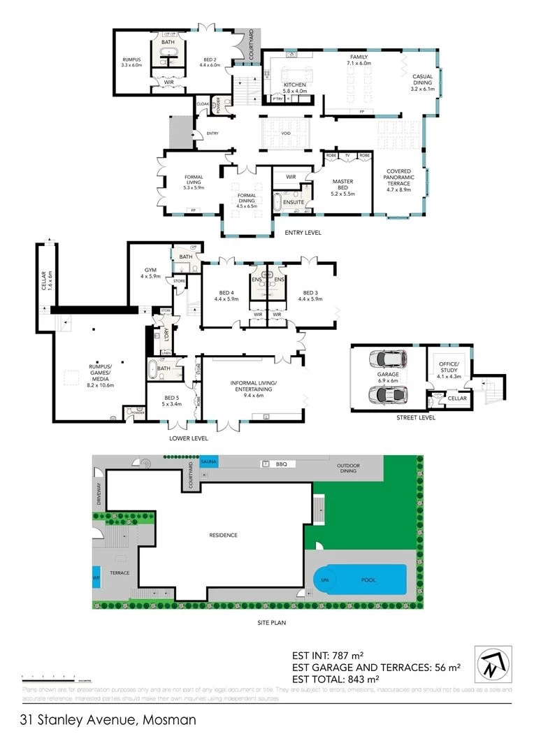 31 Stanley Avenue, Mosman, NSW 2088 Floor Plan