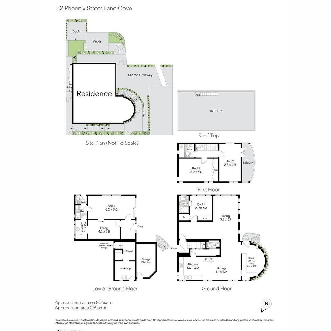 32 Phoenix Street, Lane Cove, NSW 2066 Floor Plan