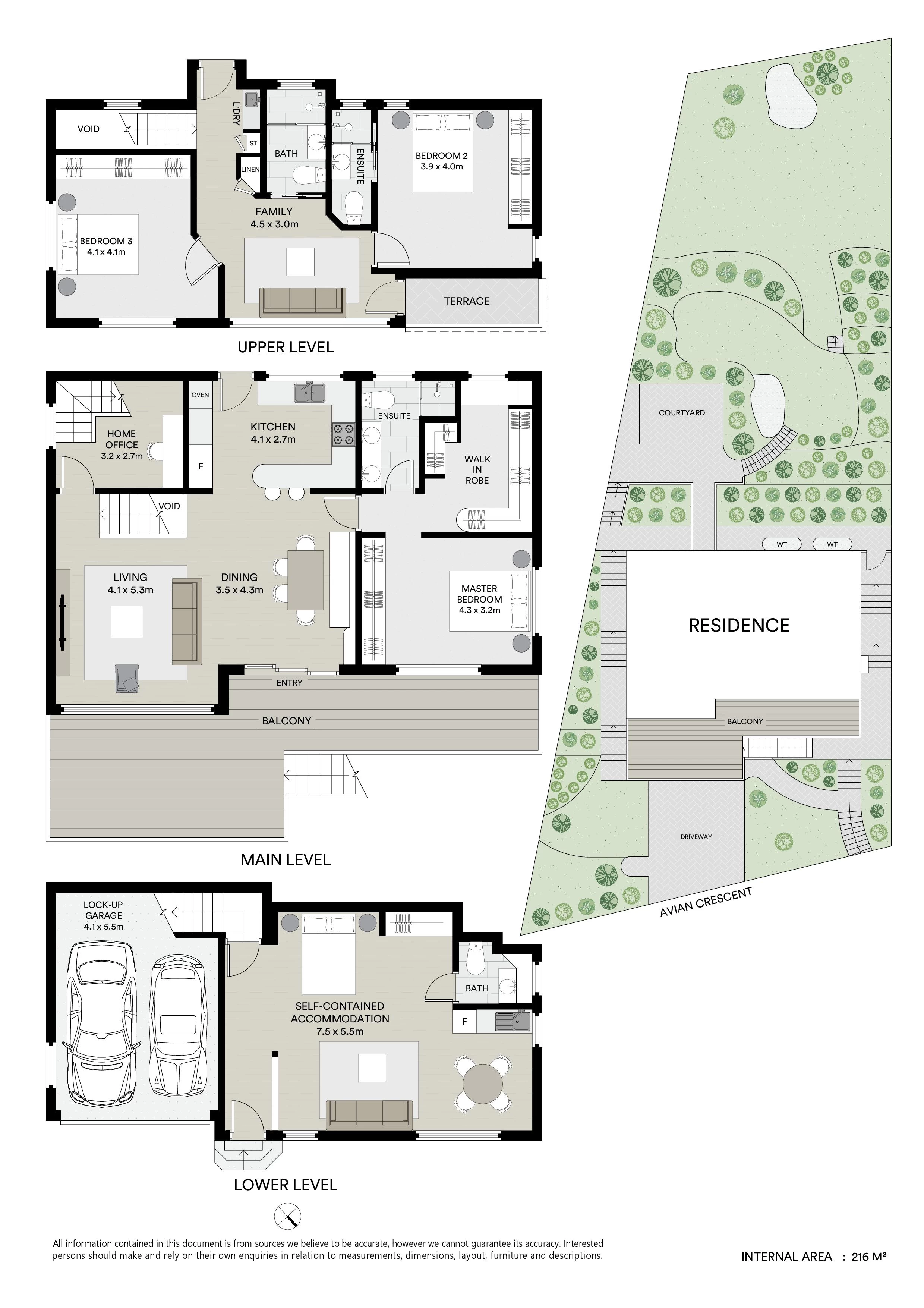 36 Avian Crescent, Lane Cove, NSW 2066 Floor Plan