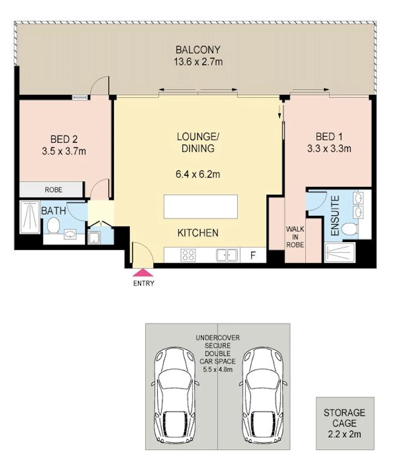 401/116 Belmont Road, Mosman, NSW 2088 Floor Plan