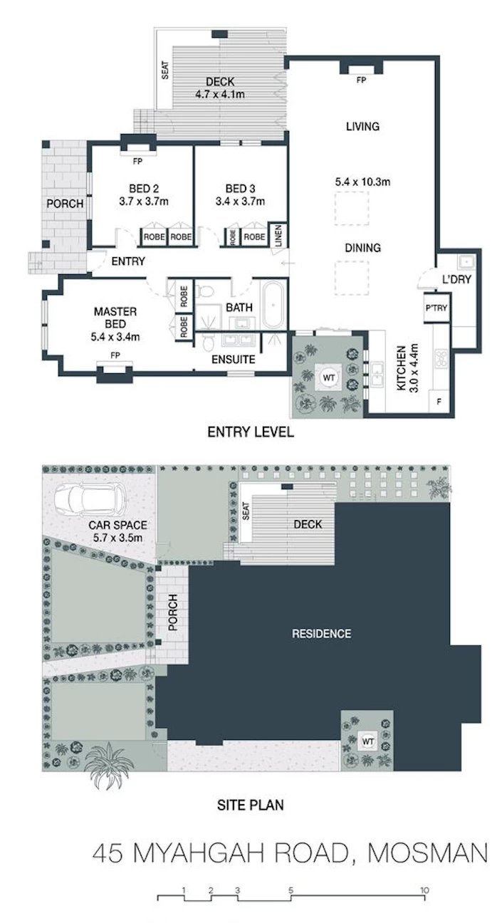 45 Myahgah Road, Mosman, NSW 2088 Floor Plan