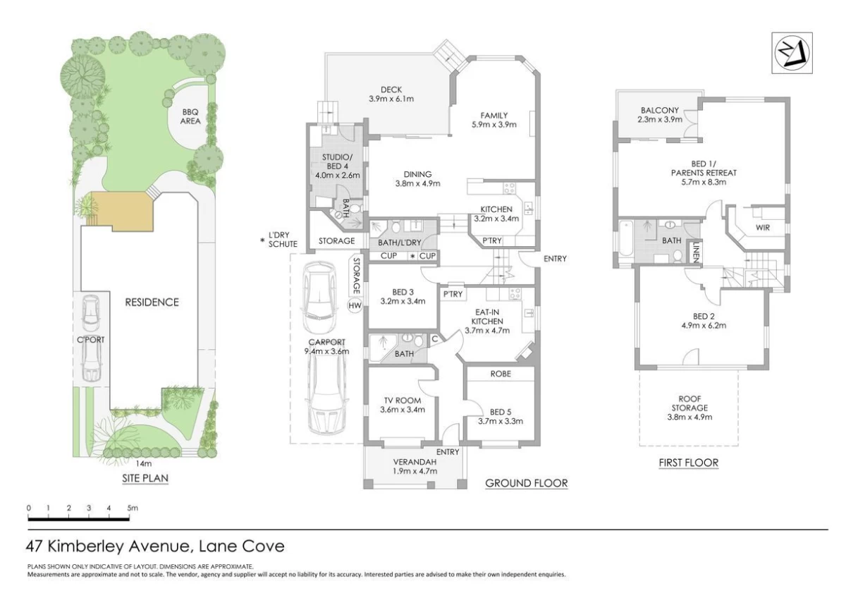 47 Kimberley Avenue, Lane Cove, NSW 2066 Floor Plan