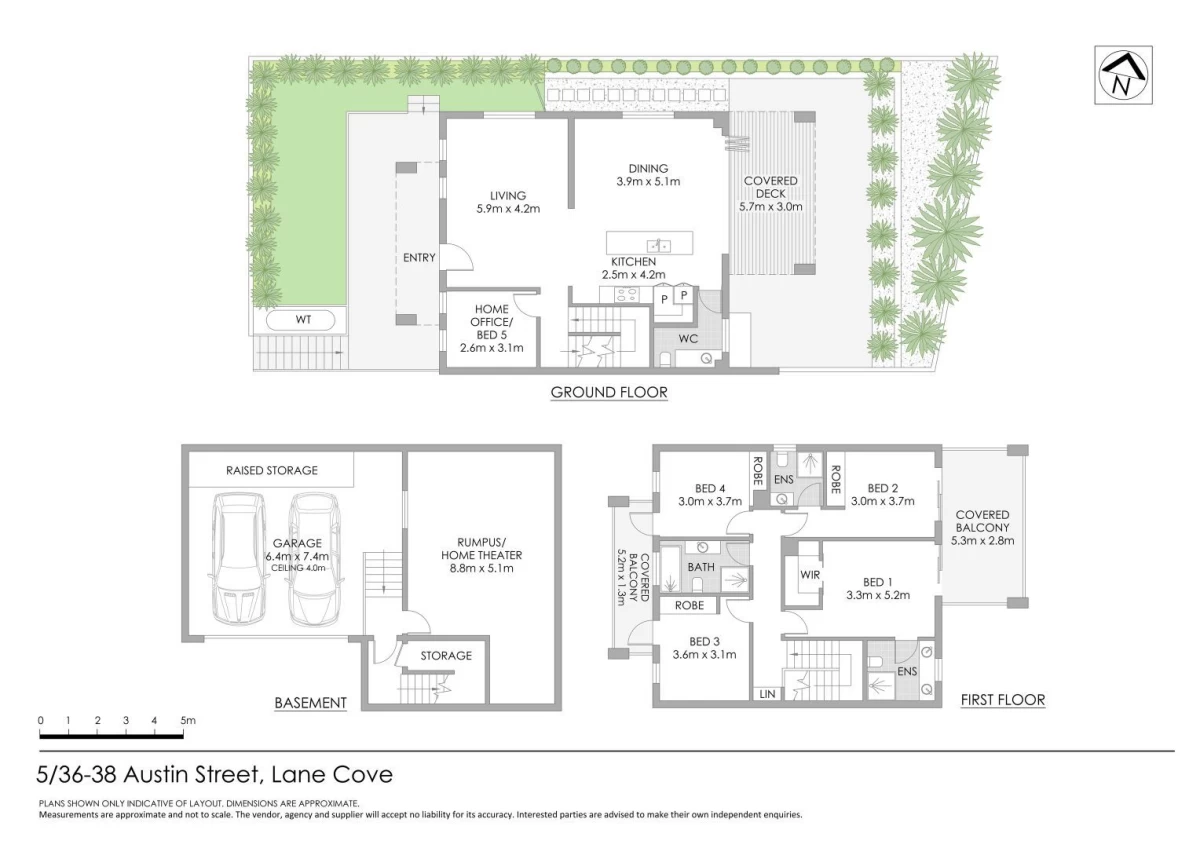 5/36-38 Austin Street, Lane Cove, NSW 2066 Floor Plan