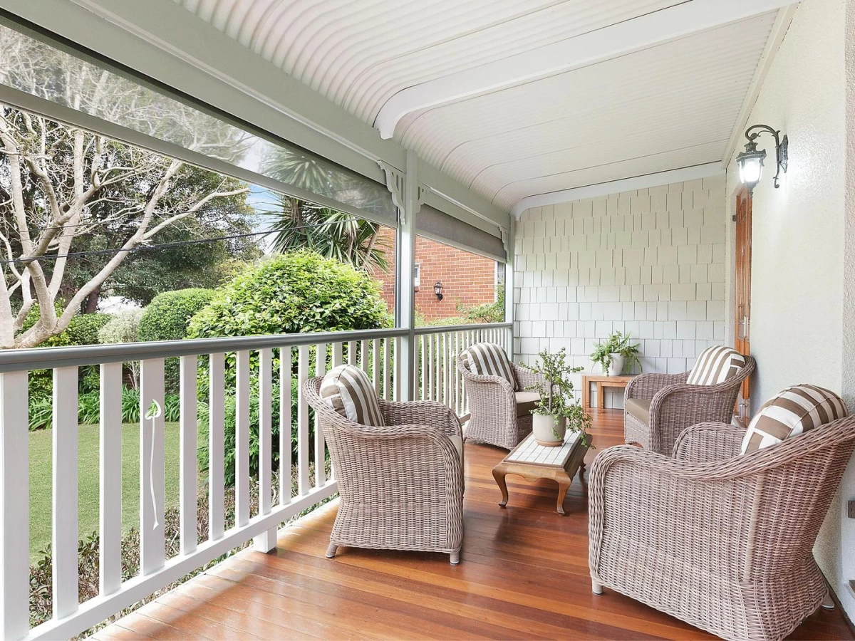 Cosy veranda ideal for relaxation and socialising - 58 Phoenix Street, Lane Cove, NSW 2066