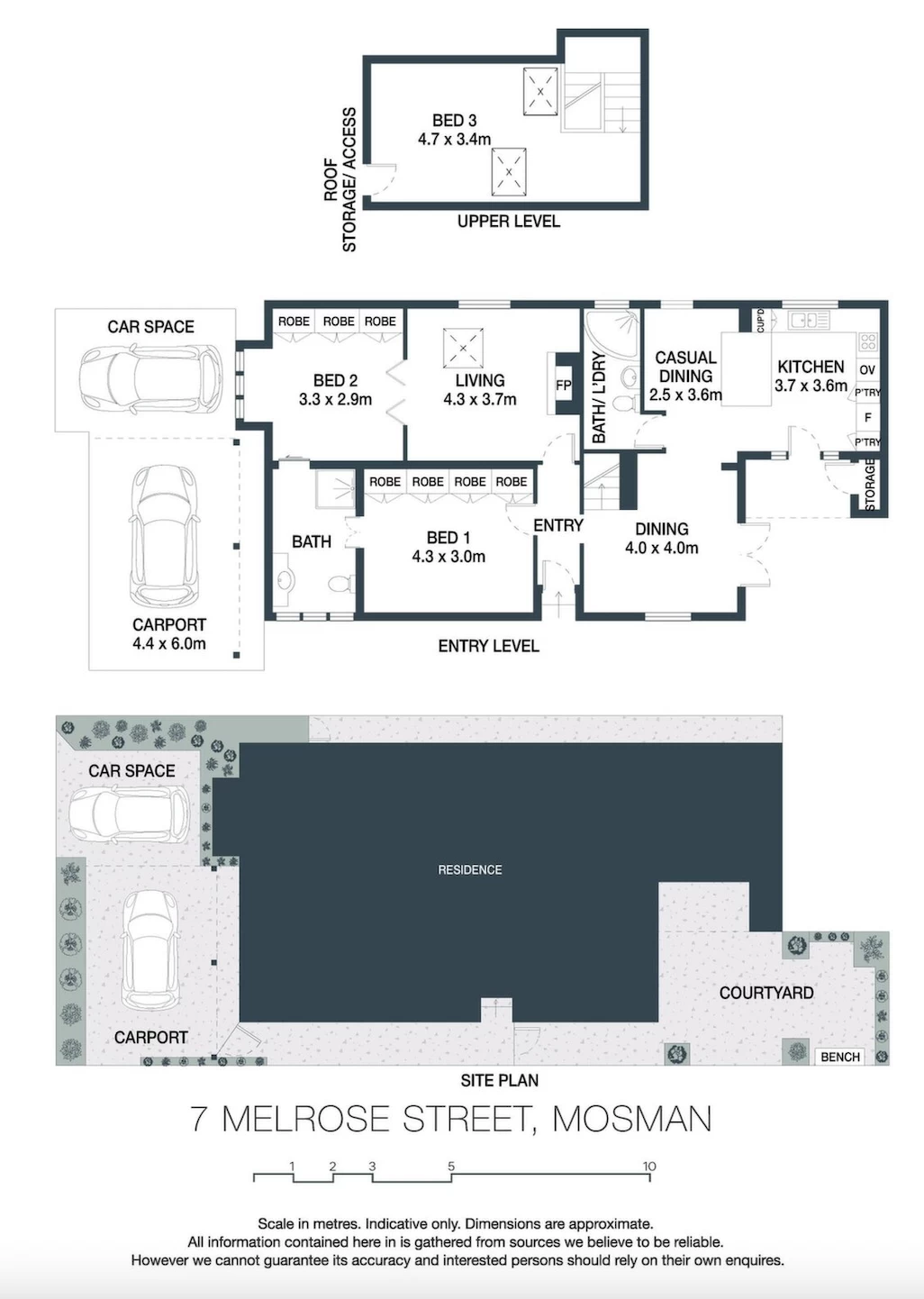 7 Melrose Street, Mosman, NSW 2088 Floor Plan